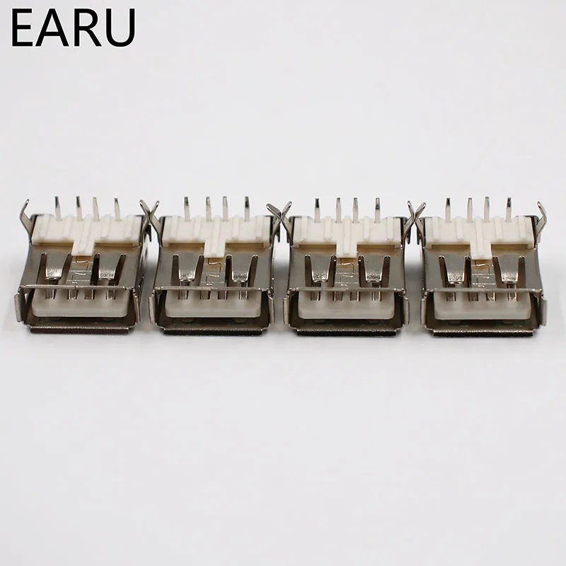 10 шт. разъёмы USB 2 0 4 контакта тип А гнездо|Соединители| |
