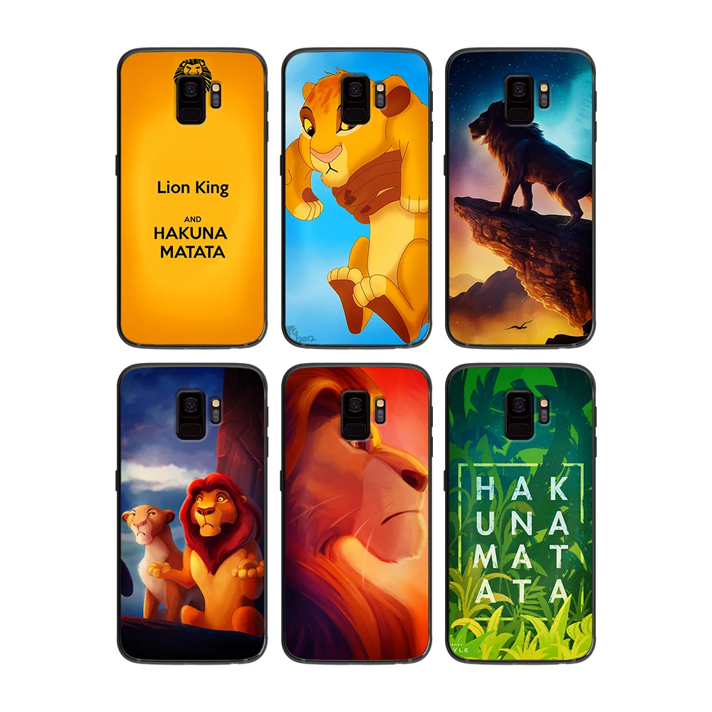 Мягкий чехол для телефона Hakuna Matata Lion King Samsung Galaxy S6 S7 S8 S9 S10e Plus Note 8 9|Чехлы-накладки| |