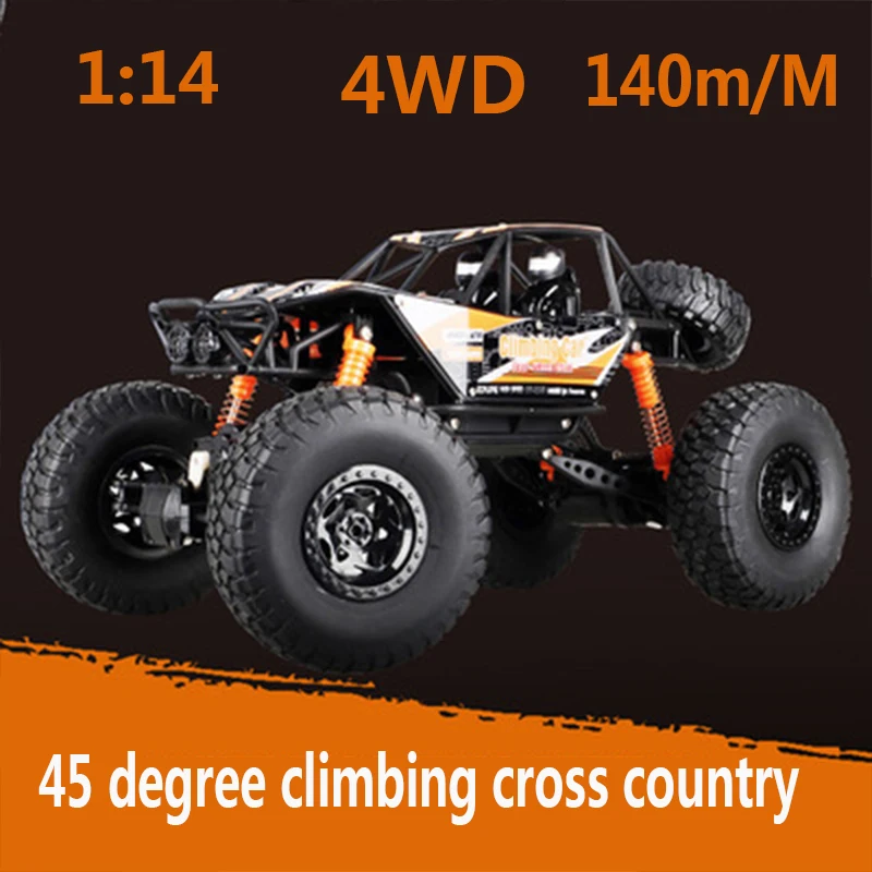 RC автомобилей 1/14 4WD удаленного Управление высокое Скорость автомобиля 2 4 ГГц