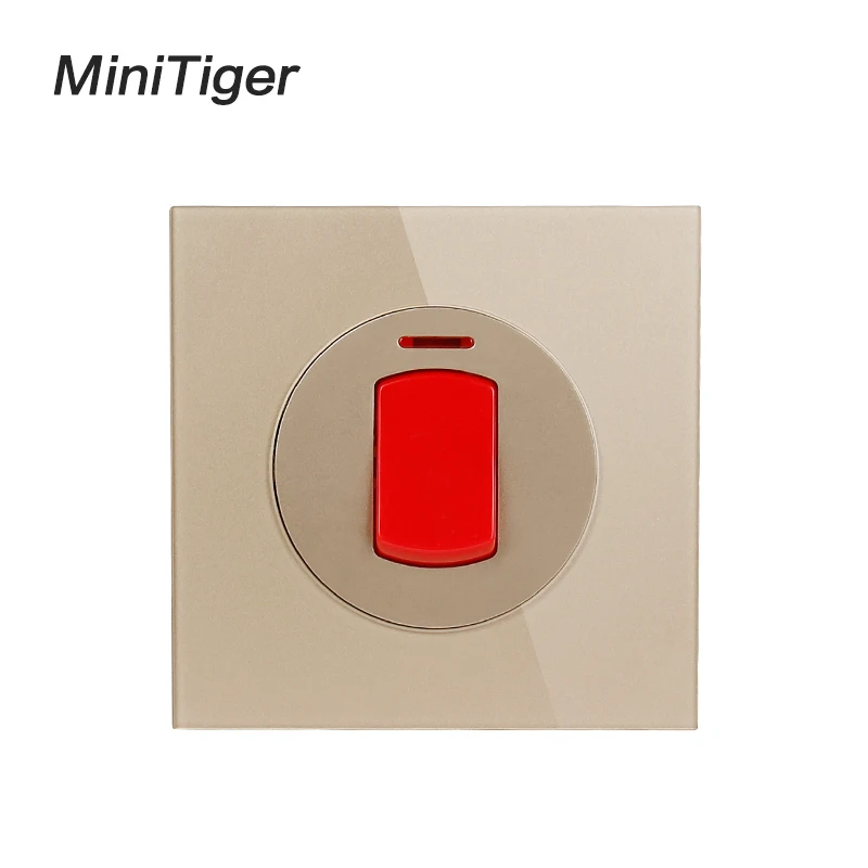Minitiger 20A/45A переключатель с неоновым высокомощным кухонным водонагревателем