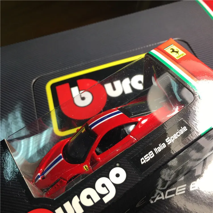 Burago 1: 64 1:43 литье под давлением автомобиля сплава мальчик ребенок автомобиль игрушки модель полный набор для ферраридала с оригинальной коробкой для детей подарок