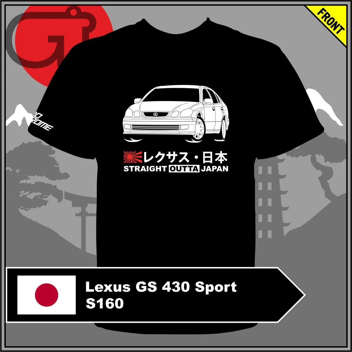 GT shirt Lexus GS 430 Спортивная футболка S160|Мужские футболки| |