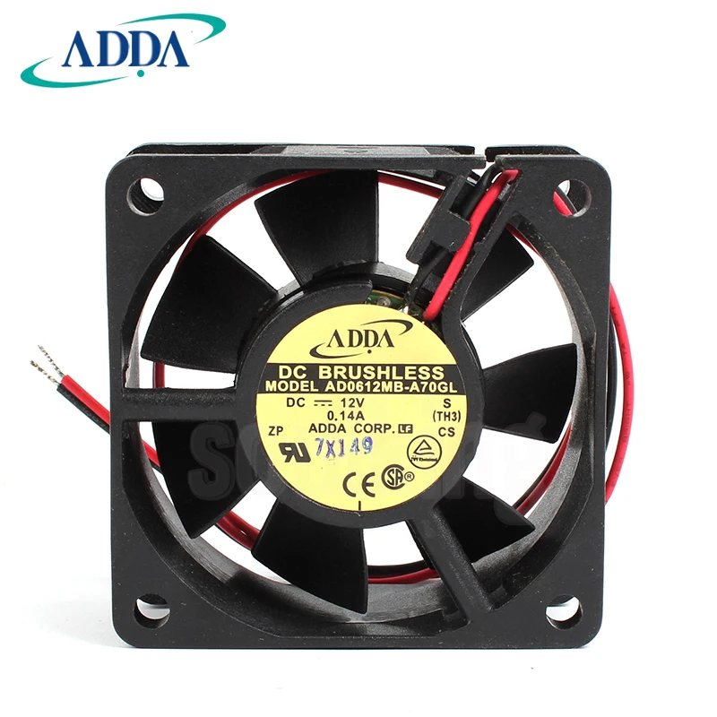 Новый ADDA AD0612MB-A70GL 6025 12V 0.14A блок питания ATX вентилятор охлаждения