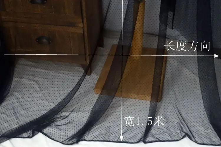 Широкий 150 см Высокое качество сетка Марля точка стрейч ткань руководство DIY аксессуары для одежды вуаль украшения