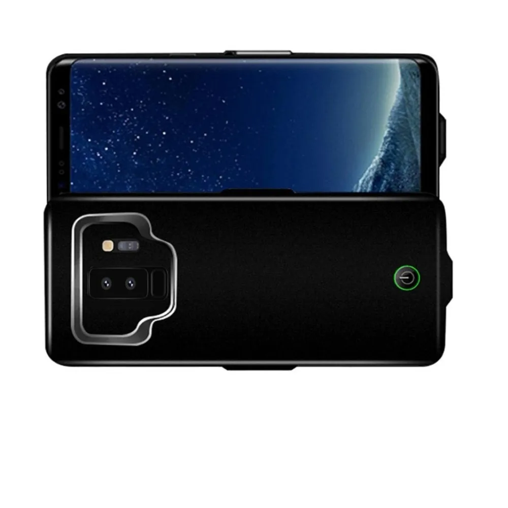 Для Galaxy S9 plus внешний портативный резервный банк чехол s 7000 мАч аккумулятор зарядное устройство Пряжка Чехол Зажимная крышка