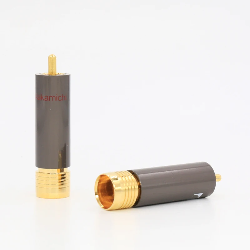 4 pcs VR005G gold plated Audio RCA Connectors Nakamichi connector plug | Электроника