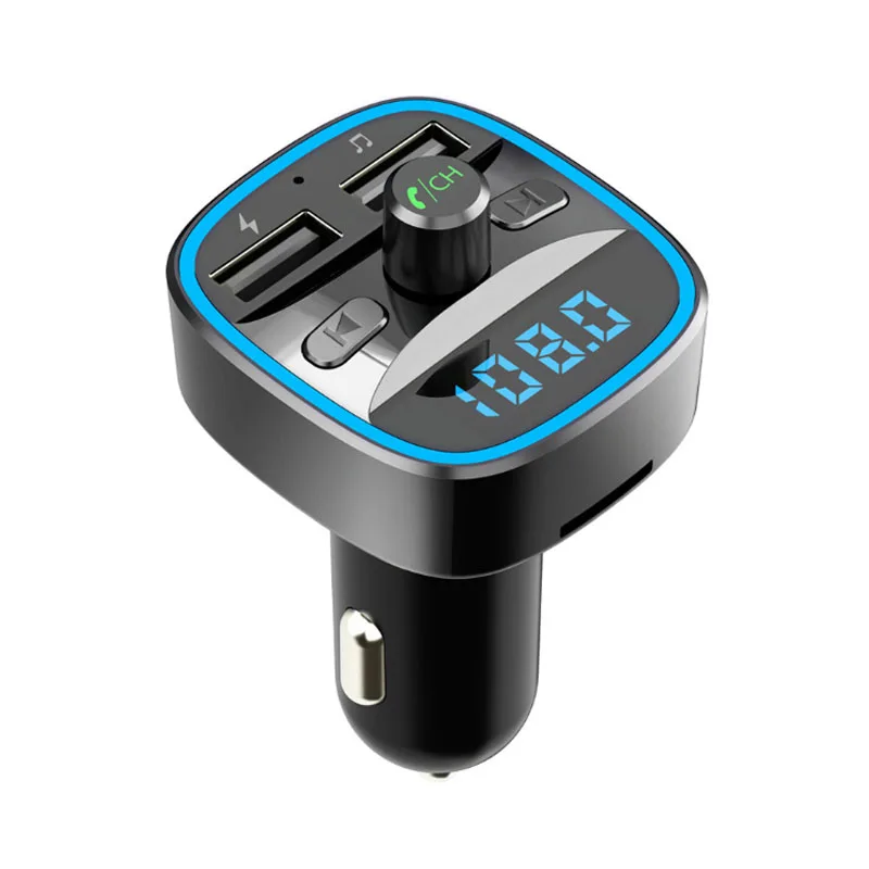 Автомобильный fm-передатчик JaJaBor, комплект Bluetooth, MP3 аудио музыкальный плеер, Bluetooth 5,0, громкая связь, вызов, быстрая зарядка, Обнаружение напряжения