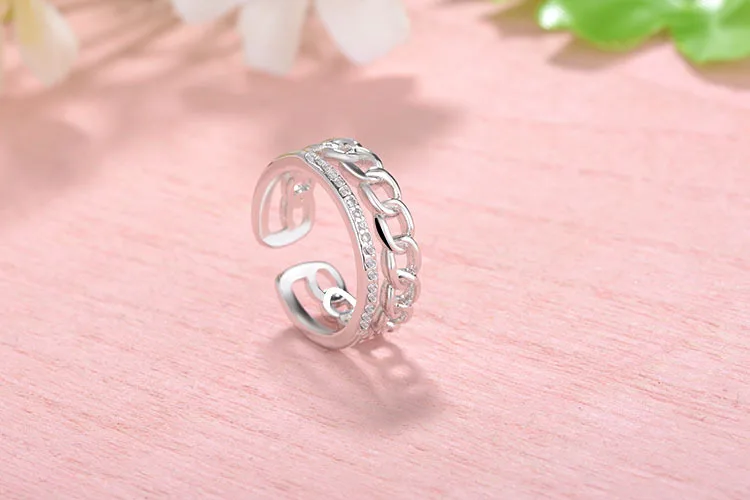 Eisen Роскошные очарование австрийского хрусталя Большой Циркон кольцо