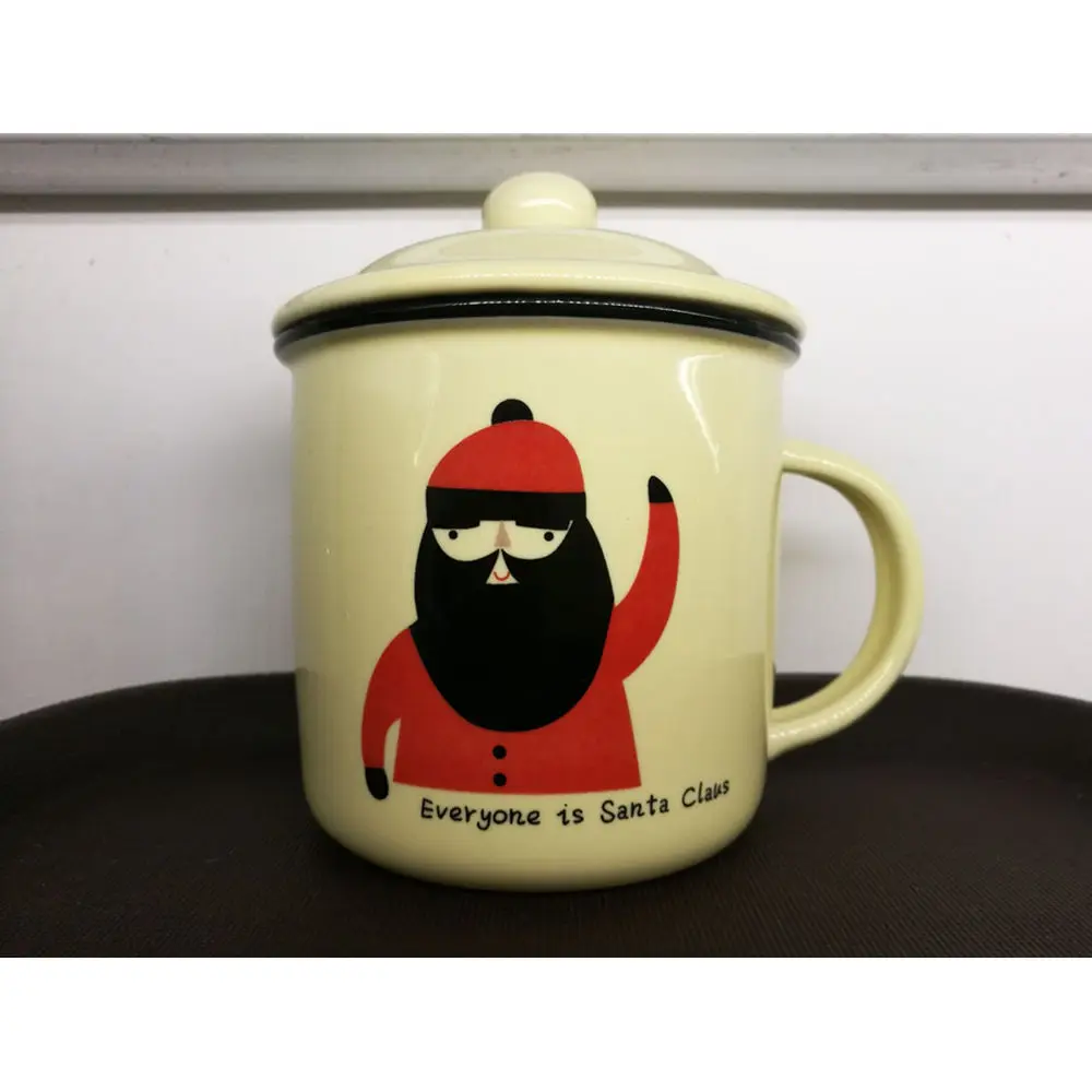 Рождественская серия керамическая чашка Санта-Клаус чайная Питьевая кружка | Дом