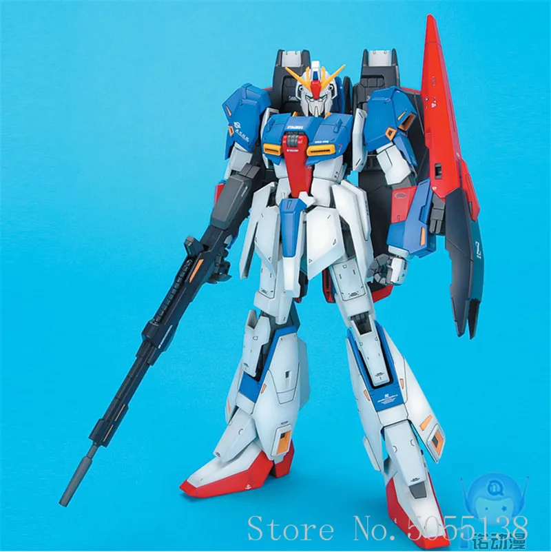 Bandai Gundam модели в наличии на складе сборе 39597 мг 1/100 зет воина гундама Z Ver.2.0 робот