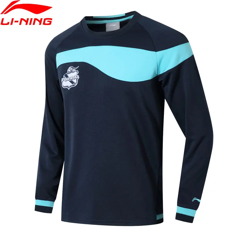 Li Ning мужской клубный Свитшот Puebla повседневная посадка хит цвет с логотипом
