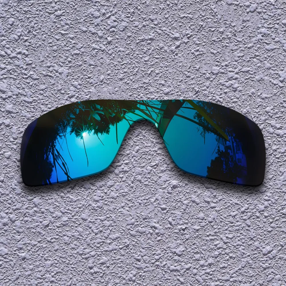 Сменные поляризационные линзы для солнцезащитных очков Oakley Batwolf с синими и