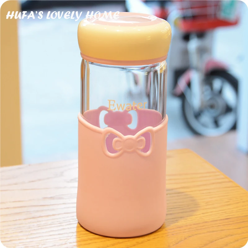 Мой горячей изоляции Стекло бутылки с хорошими крышка Портативный Чай Кофе