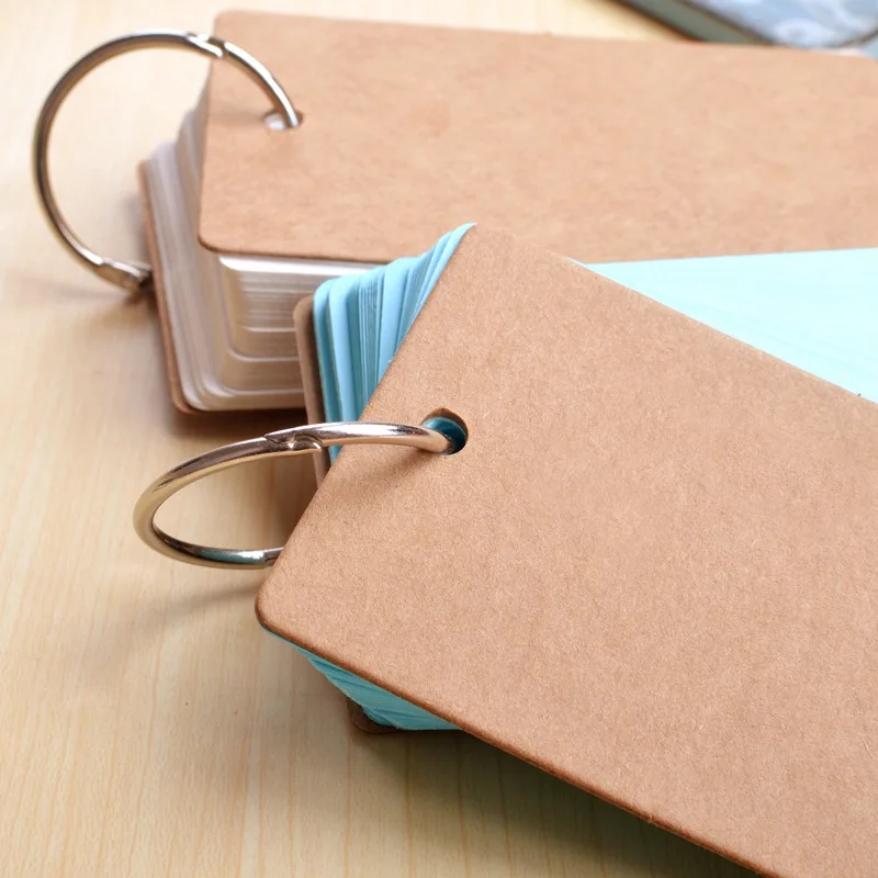 50 шт. DIY визитная карточка милые цветные пустые крафт-карты 9x5 5 см карточки для
