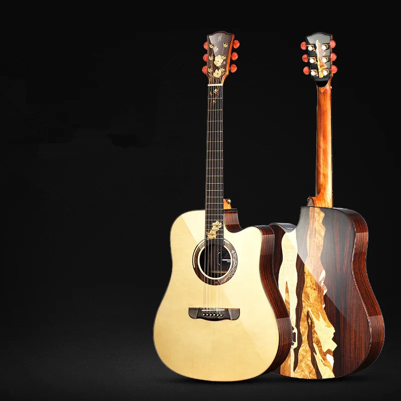 Meridaex Trema 41 "Solid Акустическая гитара из ели высокого класса Guitarra acustica|Гитары| |