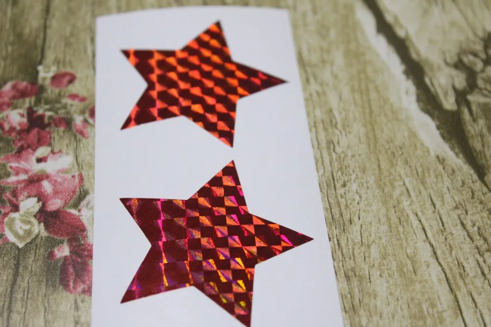 5 см красные наклейки с голограммой отлично подходят для запечатывания