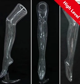 Hot Sale!! High Level Transparent PVC Leg Mannequin Leg Model Made In China Hot Sale