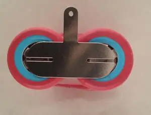 Лента из никелированной стали, 100 шт.лот, 0,15 мм, для двух литиевых аккумуляторов 18650, точечная Сварка