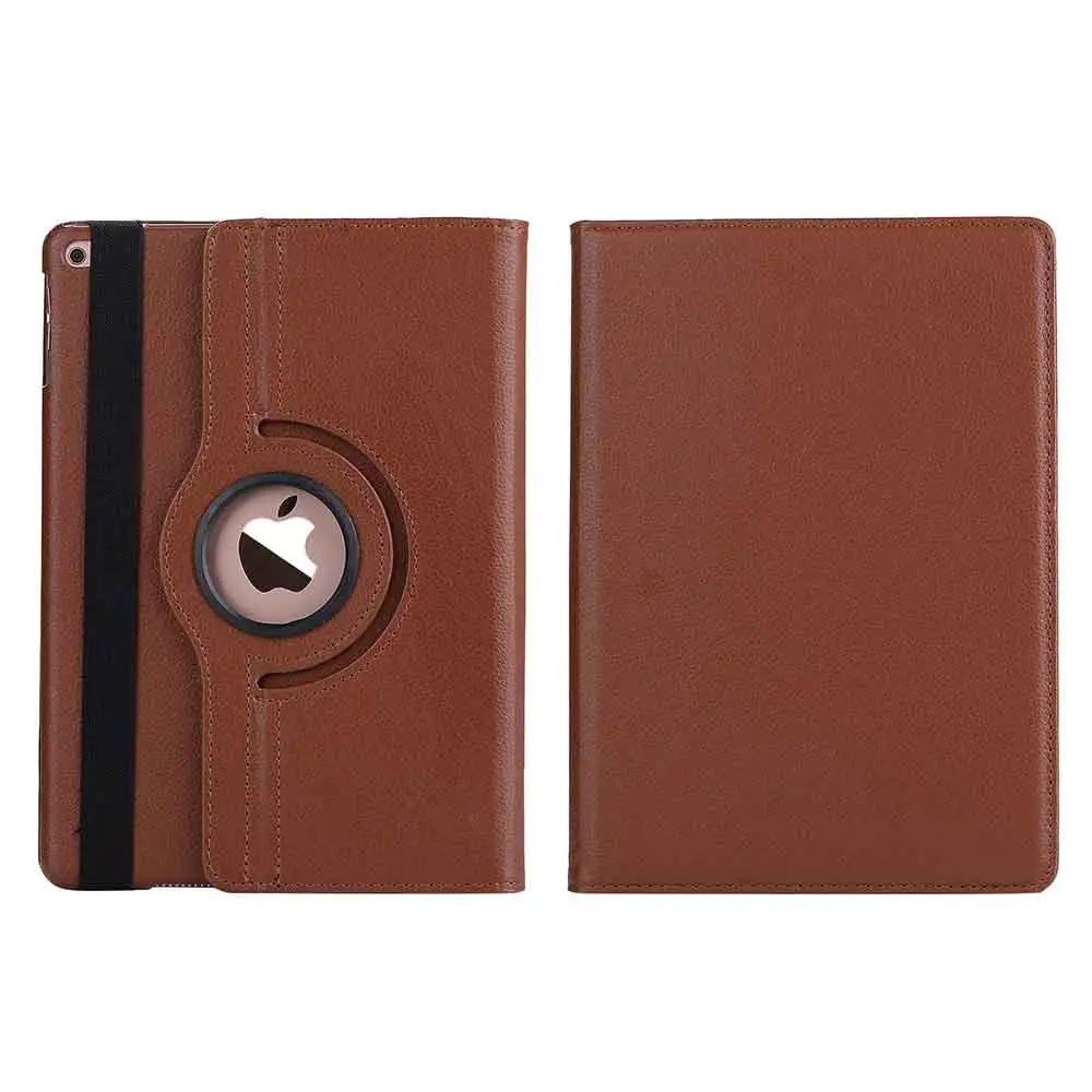 Brown 360 Вращающийся Чехол для iPad 9,7 Чехол-книжка кожаный смарт-чехол для iPad Air 1 2 5th 6th поколения Чехол Coque - Цвет: Brown