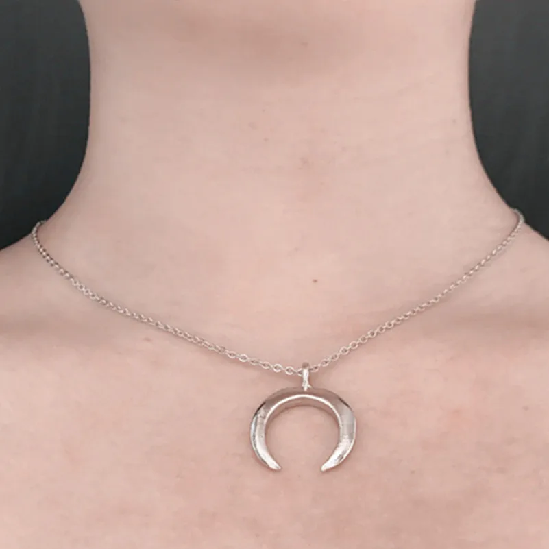 Bijoux Punk Star Moon Pendant Long Necklace For Women Jewelry Metal Multilayers Chain colar feminino Clavicle x226 | Украшения и