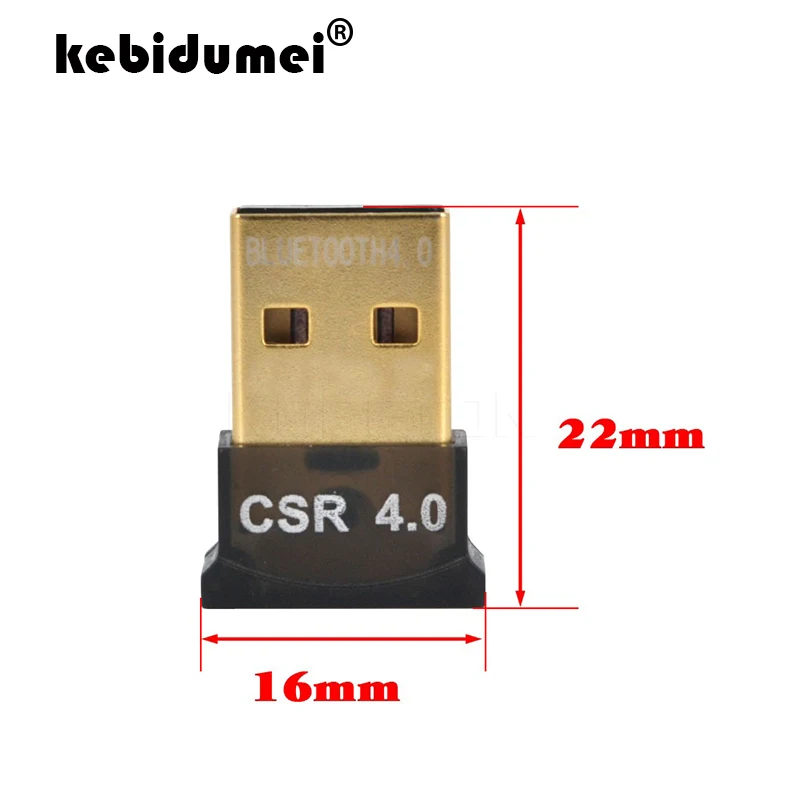 Адаптер kebidumei Bluetooth 4 0 беспроводной адаптер USB 2 EDR с 3 Мбит/с для ноутбука планшета