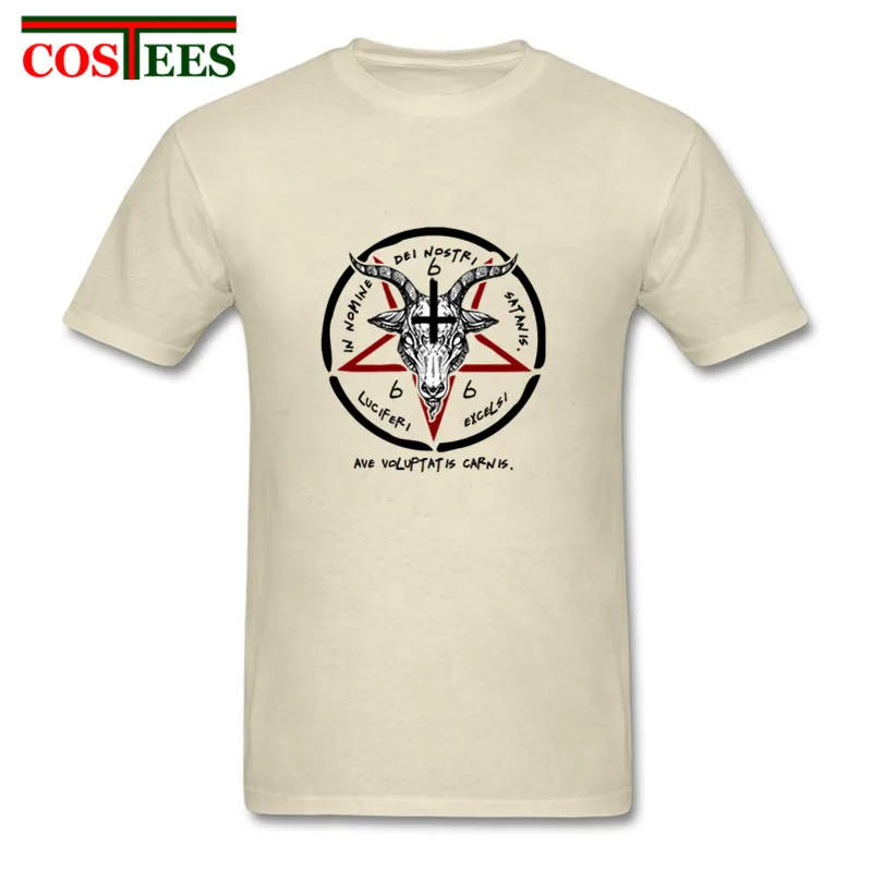 BAPHOMET футболка знак сатана голова козла Бог рубашка оккультная сатаническая и