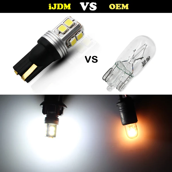 IJDM автомобиля T10 Canbus Error free W5W 168 194 Автомобиль Мотоцикл LED лампа для чтения зеркало заднего номерного знака габаритные фары Дневные ходовые огни 12V Белый Красный желтые синие
