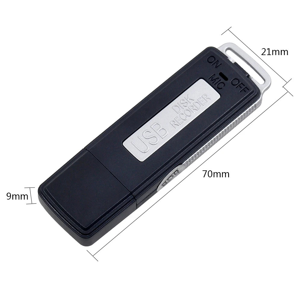 Профессиональный цифровой USB диктофон CHIPAL 8 ГБ мини WAV ручка для записи аудио MP3