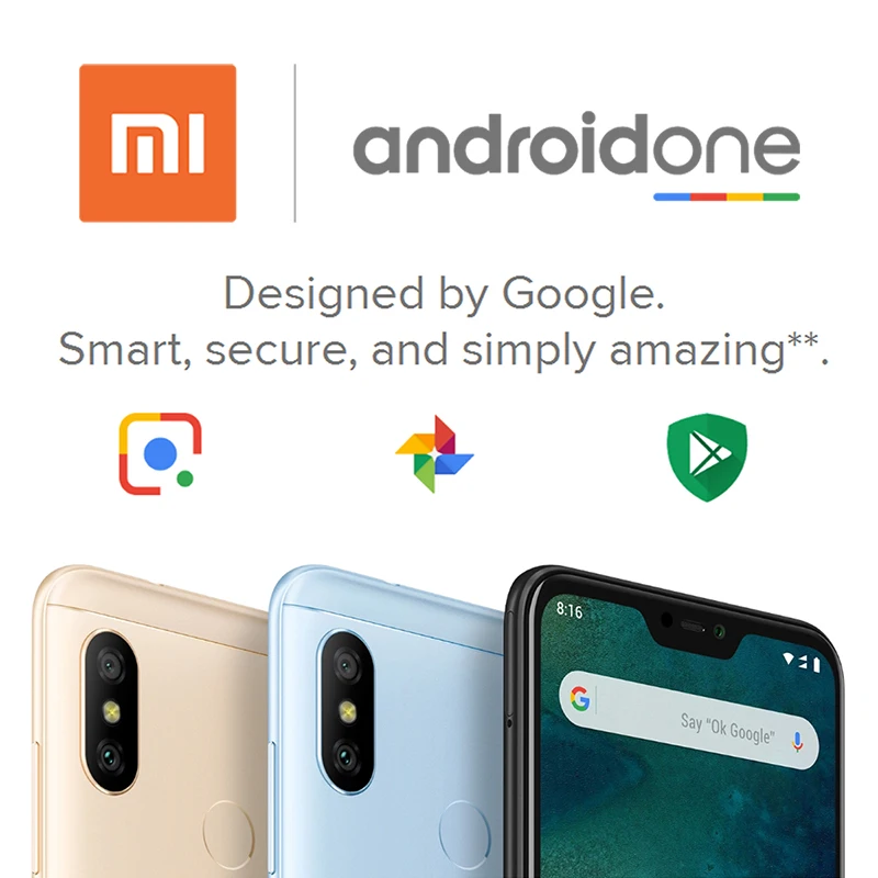 Глобальная версия Xiaomi Mi A2 4 ГБ 64 мобильный телефон 5 99 ''Snapdragon 660 20MP 12MP двойной