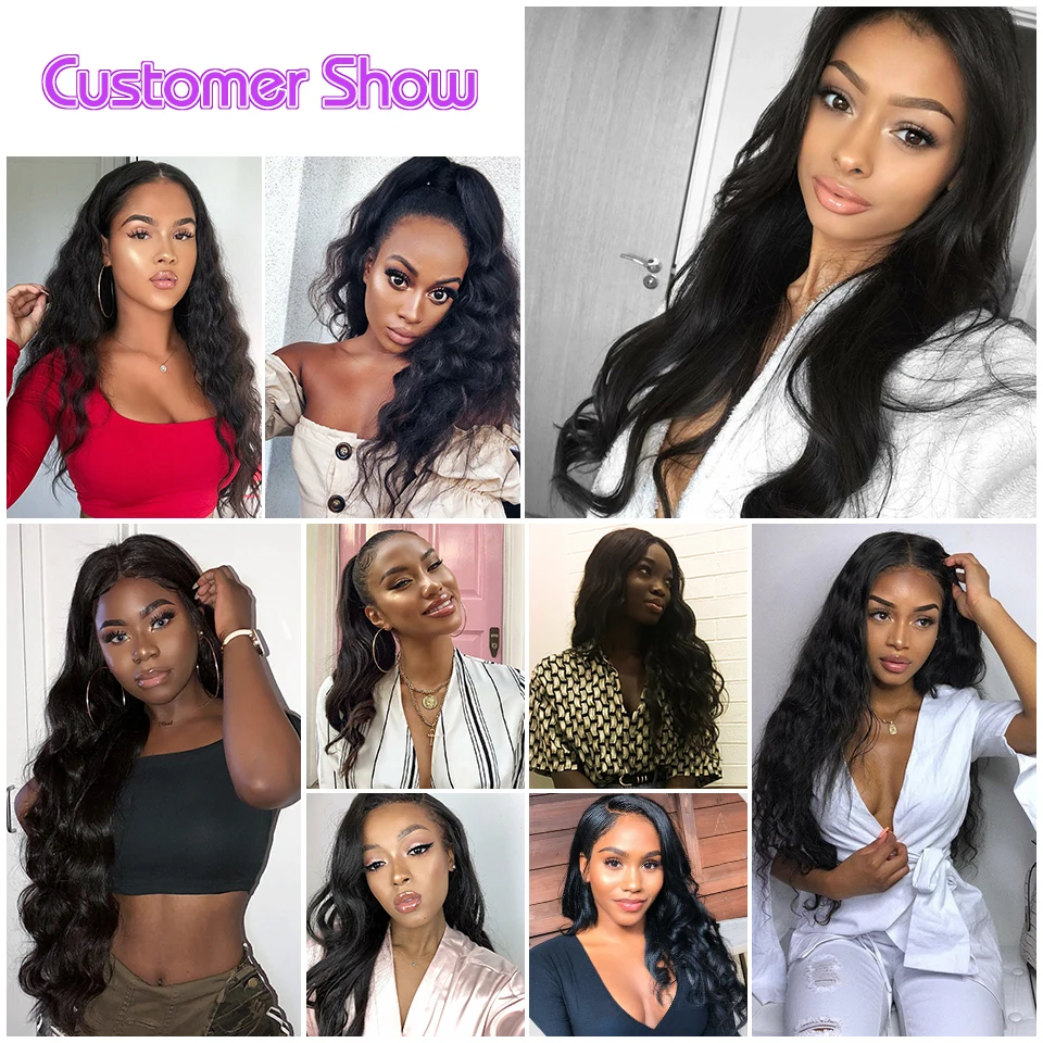 Peruvian Body Wave Lace Front Wig with Baby Hair 13x4 Lace Front Human Hair Wig for Black Women Angel Grace Remy Hair 8"-26"