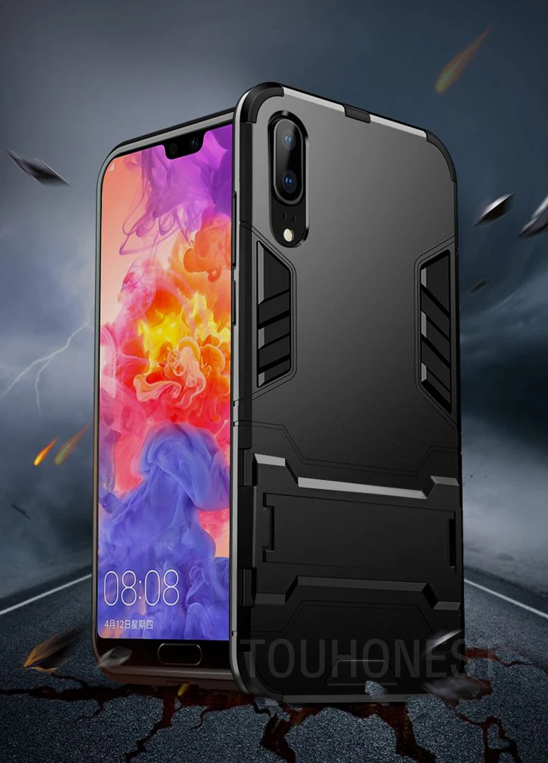 Для huawei P20 lite mate 20 Pro резиновый бронированный жесткий чехол для huawei P10 lite Nova 3 3i Honor 10 9 lite 8X 8C 7C 7X V10 P Smart Y6