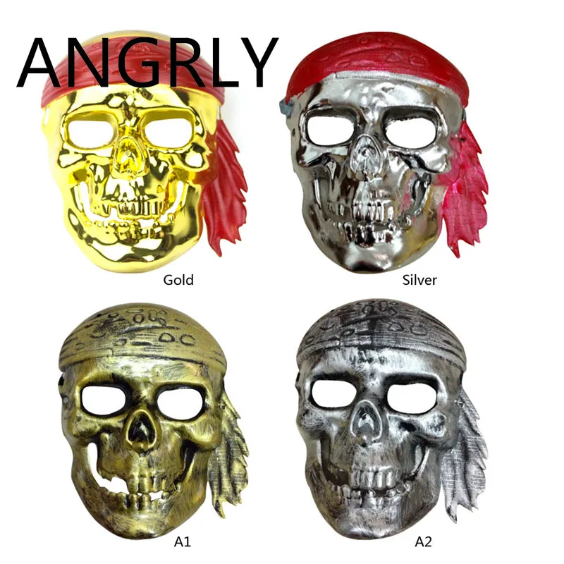 Ангрли мяч Хэллоуин реквизит маска ужаса призрак Фестиваль Карибского моря