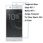 Закаленное стеклопрозрачная ПЭТматовая защитная пленка для экрана ПЭТ для Sony Xperia XA1 G3112 G3116 G3121 G3123 G3125 5,0