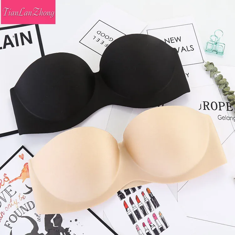 100 PCS Invisible Bra Strapless Bralette 1/2 Cup Party Wedding Women's Underwear Sexy Lingerie Female Bra