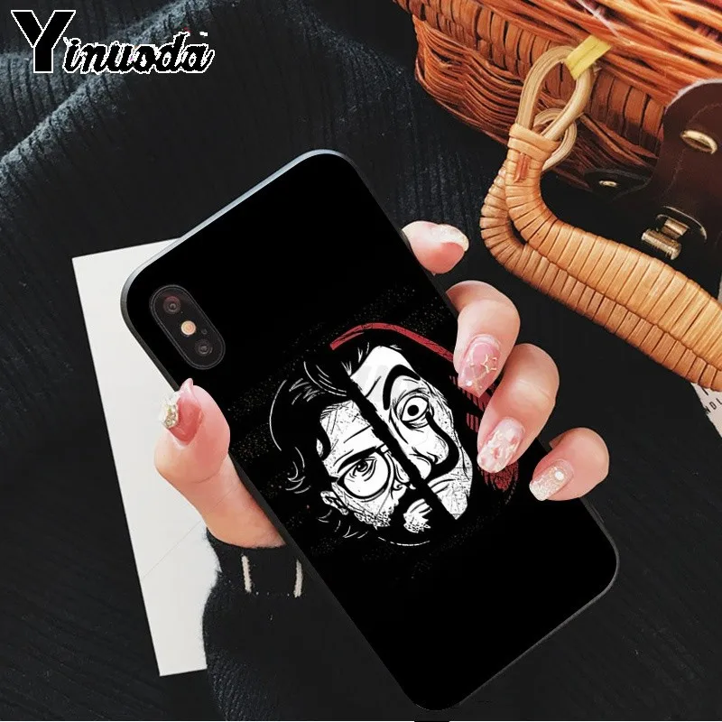 Yinuoda La Casa de papel Customer High Quality Phone Case for Apple iPhone 8 7 6 6S Plus X XS MAX 5 5S SE XR Mobile Cases | Мобильные