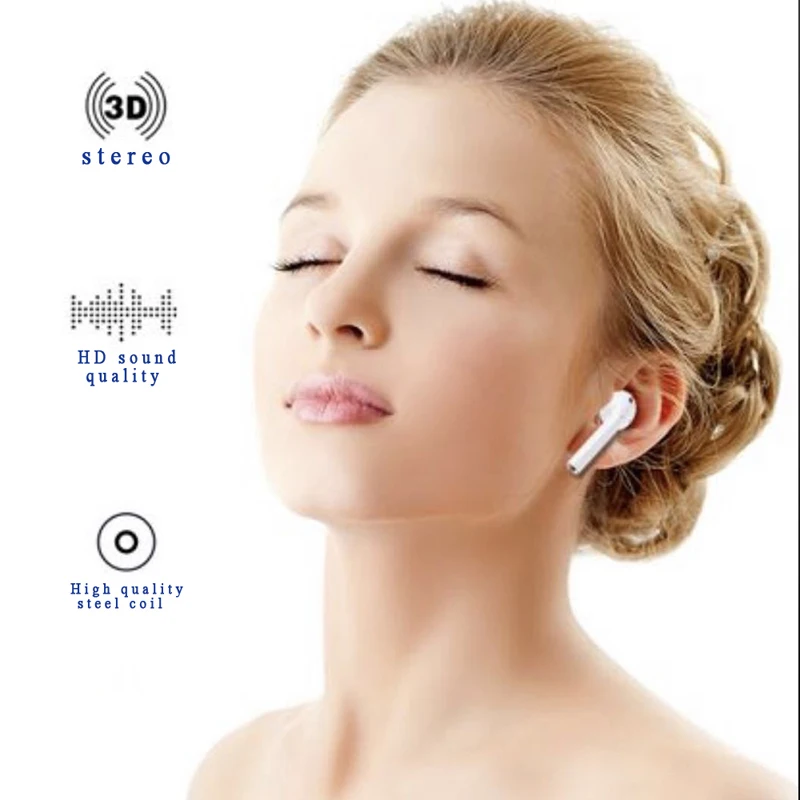 Оригинальные i12 TWS мини беспроводные Bluetooth 5 0 супер 3D бас стерео наушники для всех