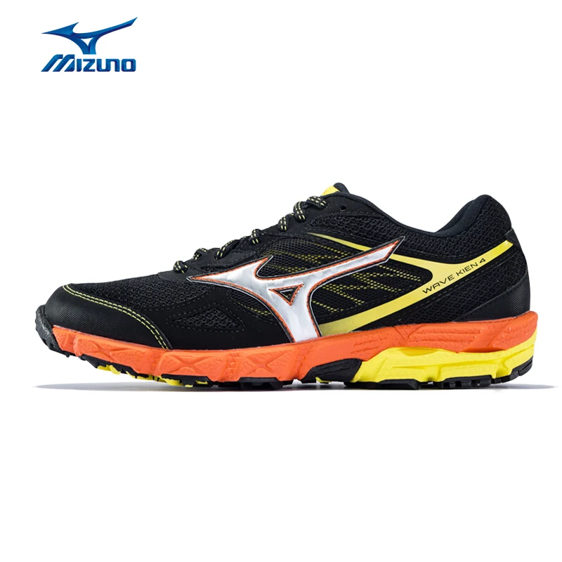 MIZUNO Men WAVE KIEN 4 Jogging Running Shoes Cushion Wearable Cross-Country Sneakers Outdoor Sports J1GJ177303 XYP564 | Спорт и