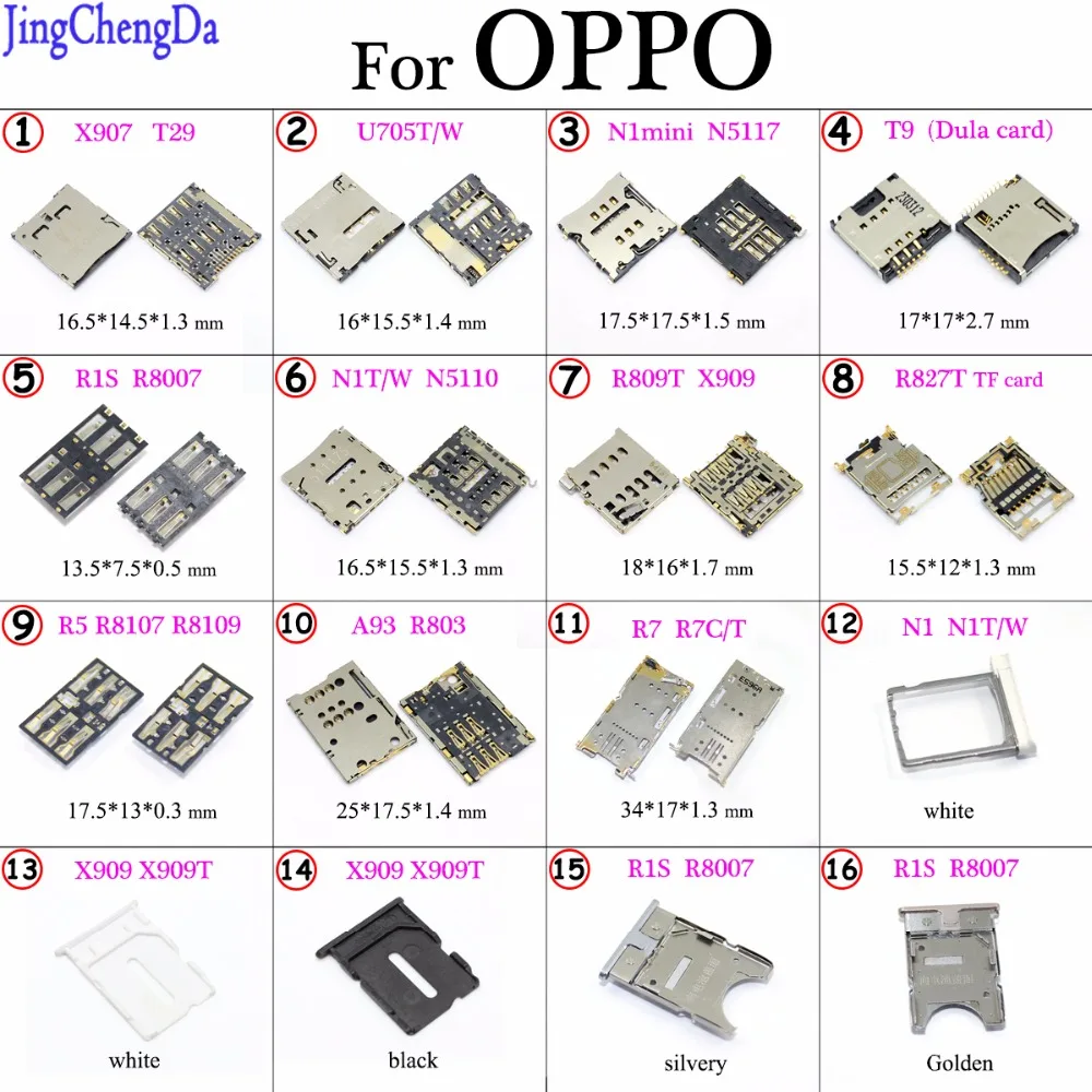 JCD для LG KV510 KF600 SIM TF гнездо держатель лоток Слот Разъем OPPO R5 R8107 R8109 R7 R7C/T