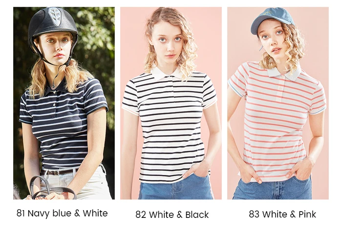 Giordano женская футболка Polo в полоску с короткими рукавами slim fit,имеет несколько цветовых решений и размеров