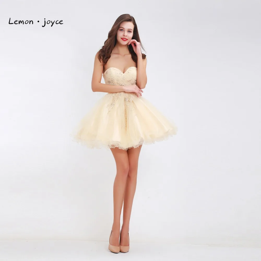 Лимон joyce платья для встречи выпускников 2020 девушек сердечком с открытыми
