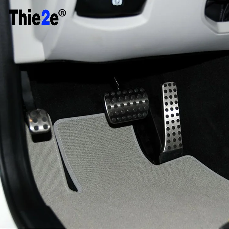 Нержавеющая сталь без дрели автомобильные тормозные педали для Mercedes Benz MT C E S GLK SLK