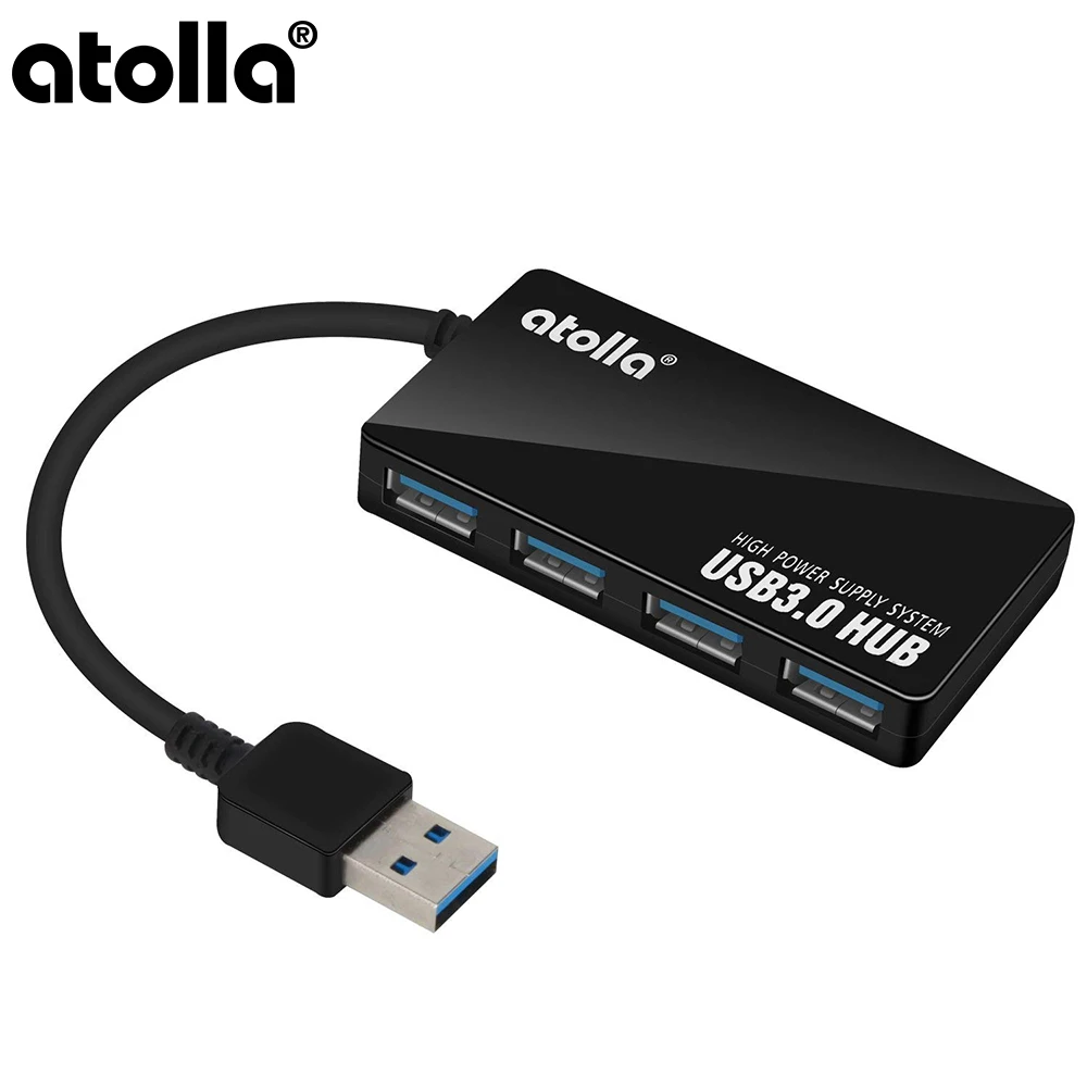 Atolla концентратор данных USB 3 0 4 порта ультра тонкий портативный мульти порт