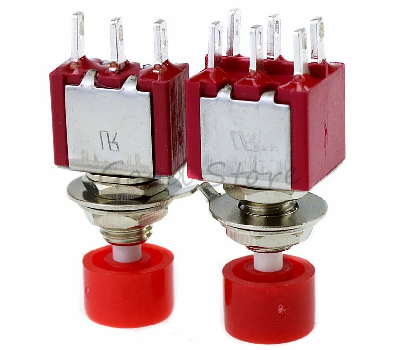 Красный 3 Контактный или 6 контактный SPDT моментальный переменный ток DS612/DS622 2 а/250 В