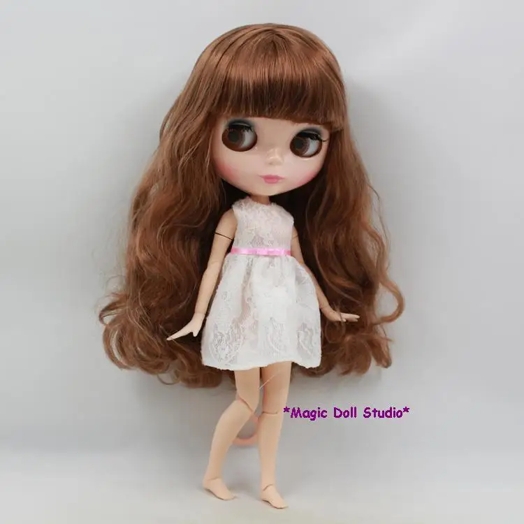 12 дюймовая кукла BJD NeoBlythe BrownLong Hiar голая Blyth пластиковая розничная Neoblythe [NBL028]|doll