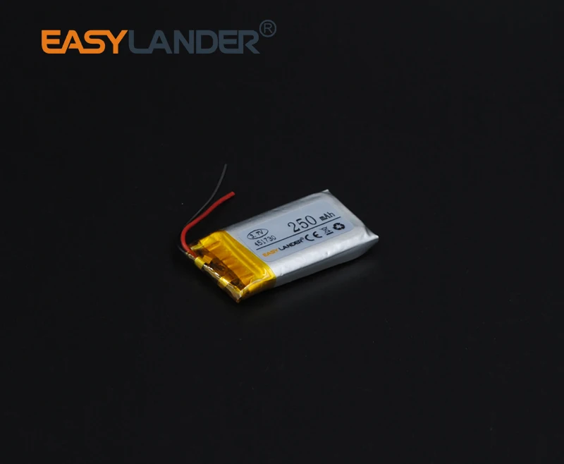 451730 3 7 V 250mAh полимерный литий ионный аккумулятор для bluetooth гарнитуры браслет