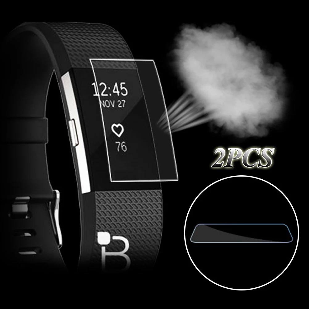 2 шт HD ТПУ Взрывозащищенный протектор экрана для Fitbit Charge часы ультра тонкая