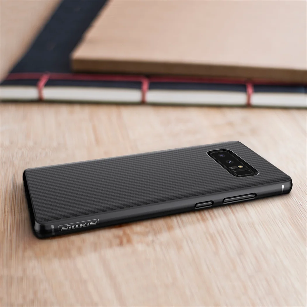 Чехол NILLKIN для Samsung Galaxy Note 8 роскошная задняя крышка из синтетического волокна
