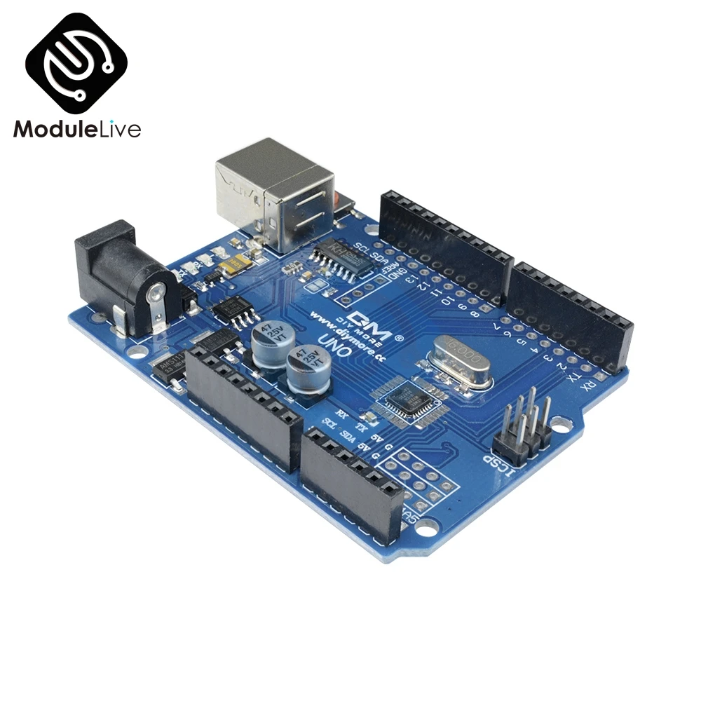 UNO R3 Compatibles Board mit Atmel ATmega328P 16 МГц CH340 CH340G USB драйвер платы заменить Atmega16U2 One|Детали и