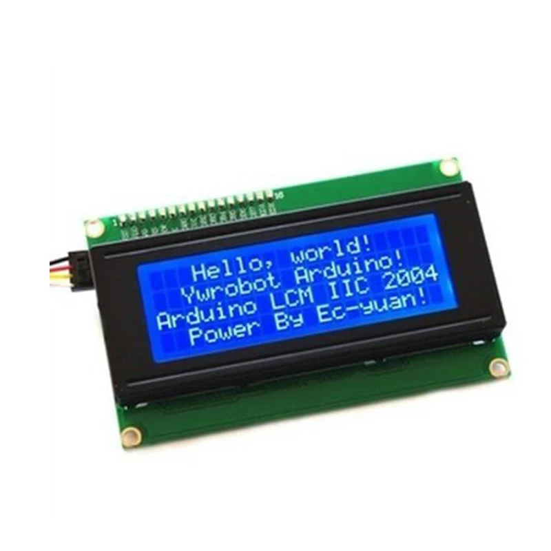 IIC/I2C + LCD плата 2004 20*4 20X4 5V синий экран LCD2004 модуль дисплея для arduino 3d части принтера |