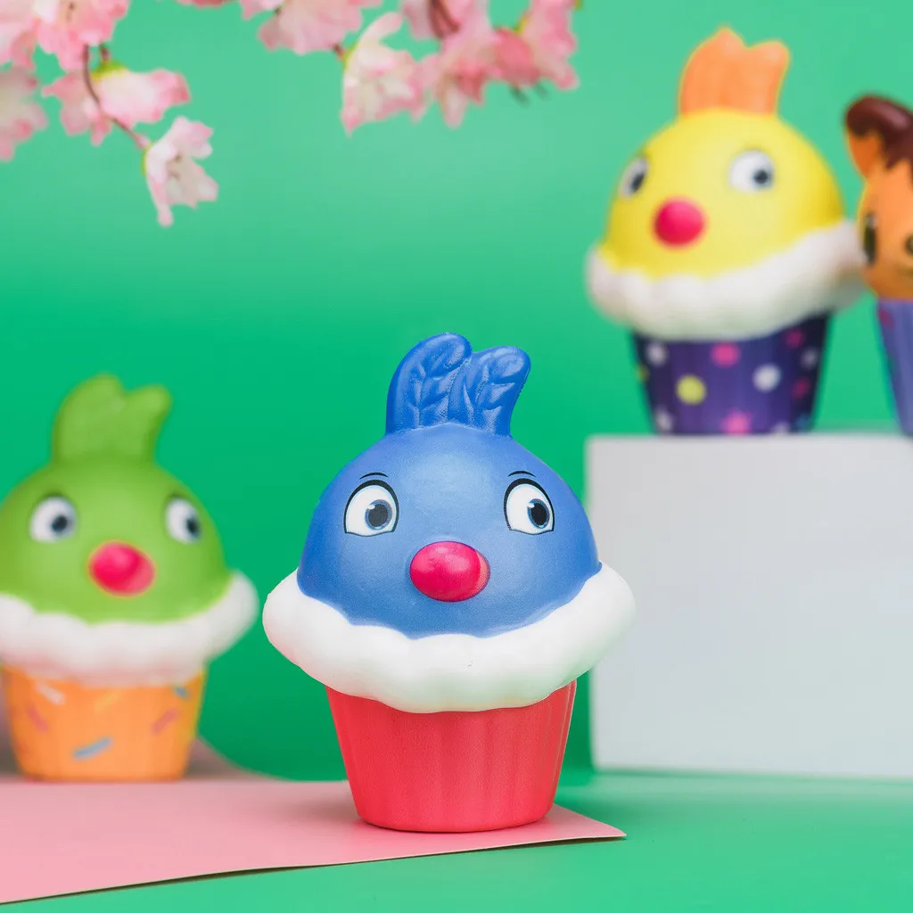 MiniAdorable PU чехол для телефона funy мороженое, мягкий медленно поднимающийся с рисунком мороженого на палочке очень медленно принимает начальную форму рост детей милый стресса надувные игрушки 6,5